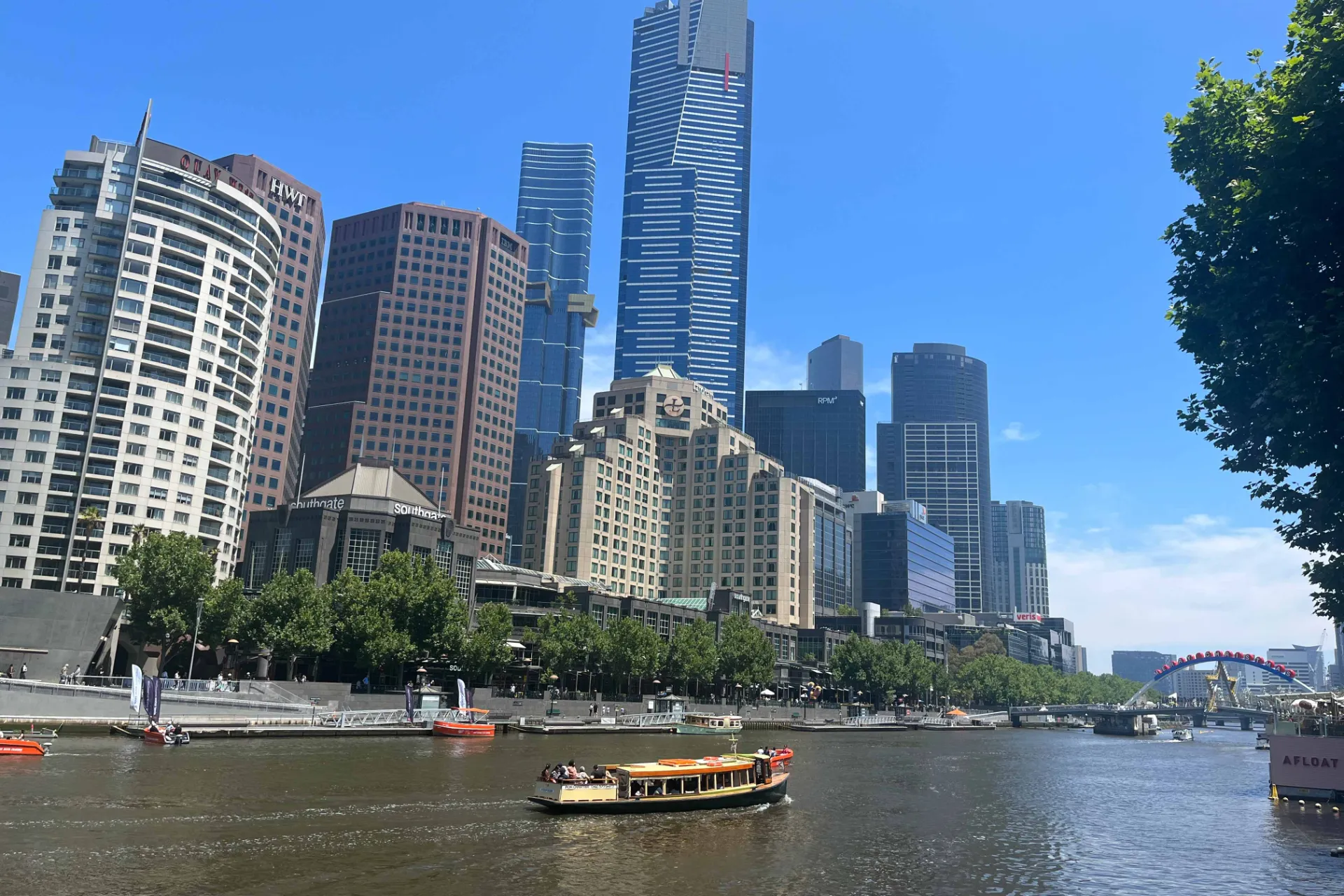 Rzeka Yarra w Melbourne Rzeka Yarra w Melbourne