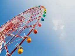 Duże diabelskie koło na Odaibie Duże diabelskie koło na Odaibie