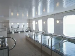 Tradycyjna japońska kąpiel onsen na promie do Maizuru Tradycyjna japońska kąpiel onsen na promie do Maizuru