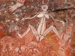 Aborygeńska sztuka naskalna z Kakadu National Park Aborygeńska sztuka naskalna z Kakadu National Park