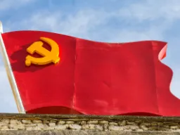 Flaga Komunistycznej Partii Chin Flaga Komunistycznej Partii Chin