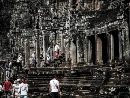 Imponujące wejście do Angkor Wat Imponujące wejście do Angkor Wat