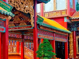 Typowa stara chińska architektura Typowa stara chińska architektura